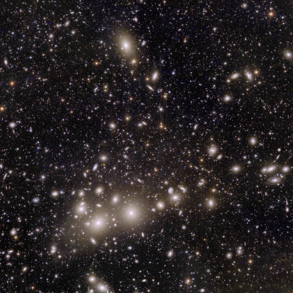 ESA Euclid's deep image of the Perseus galaxy cluster